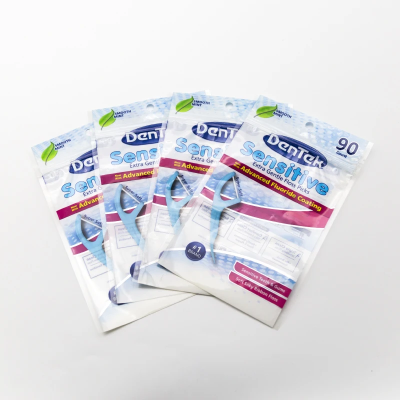 Wholesale Kids Dental Flosser Teeth Care Disposable Floss Pick Plastic Packaging Bags