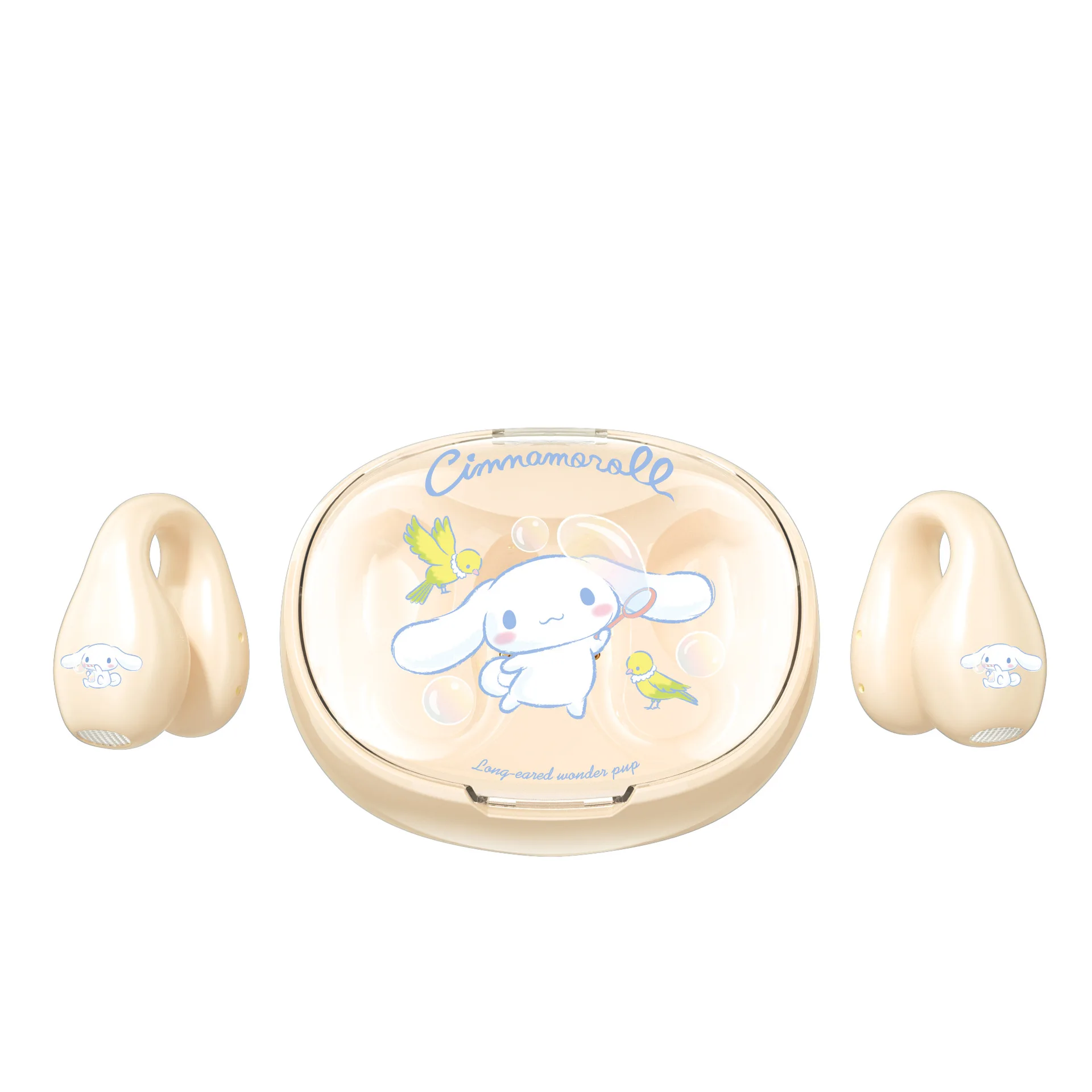 2024 New Cartoon Cute Wireless Bluetooth Headphones Waterproof High-Value Noise Reduction Clip-Ear Sports Headphones Gift