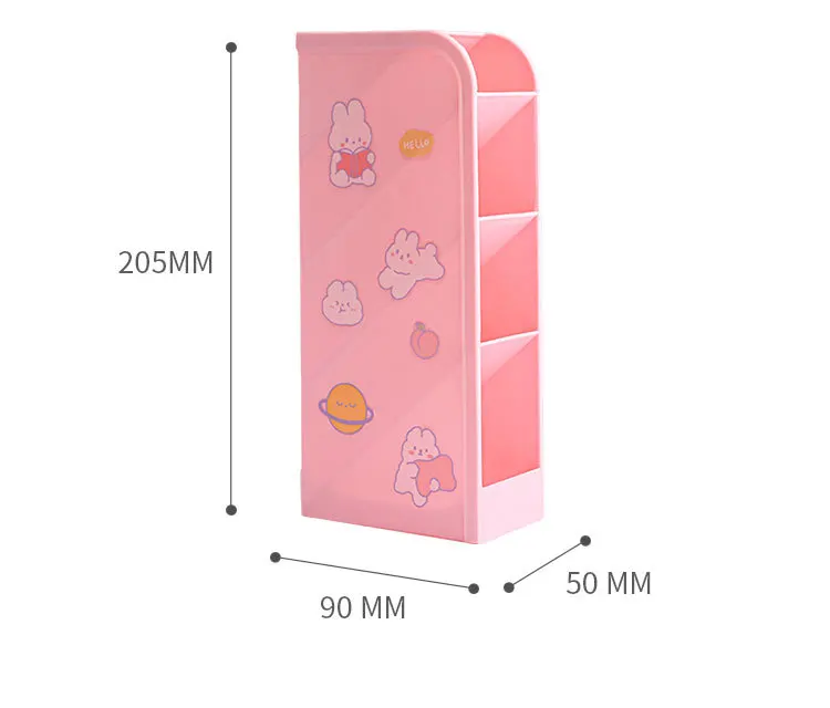Desk stationary accessories Plastic Pen organizer Pencil stand holder for Home Office