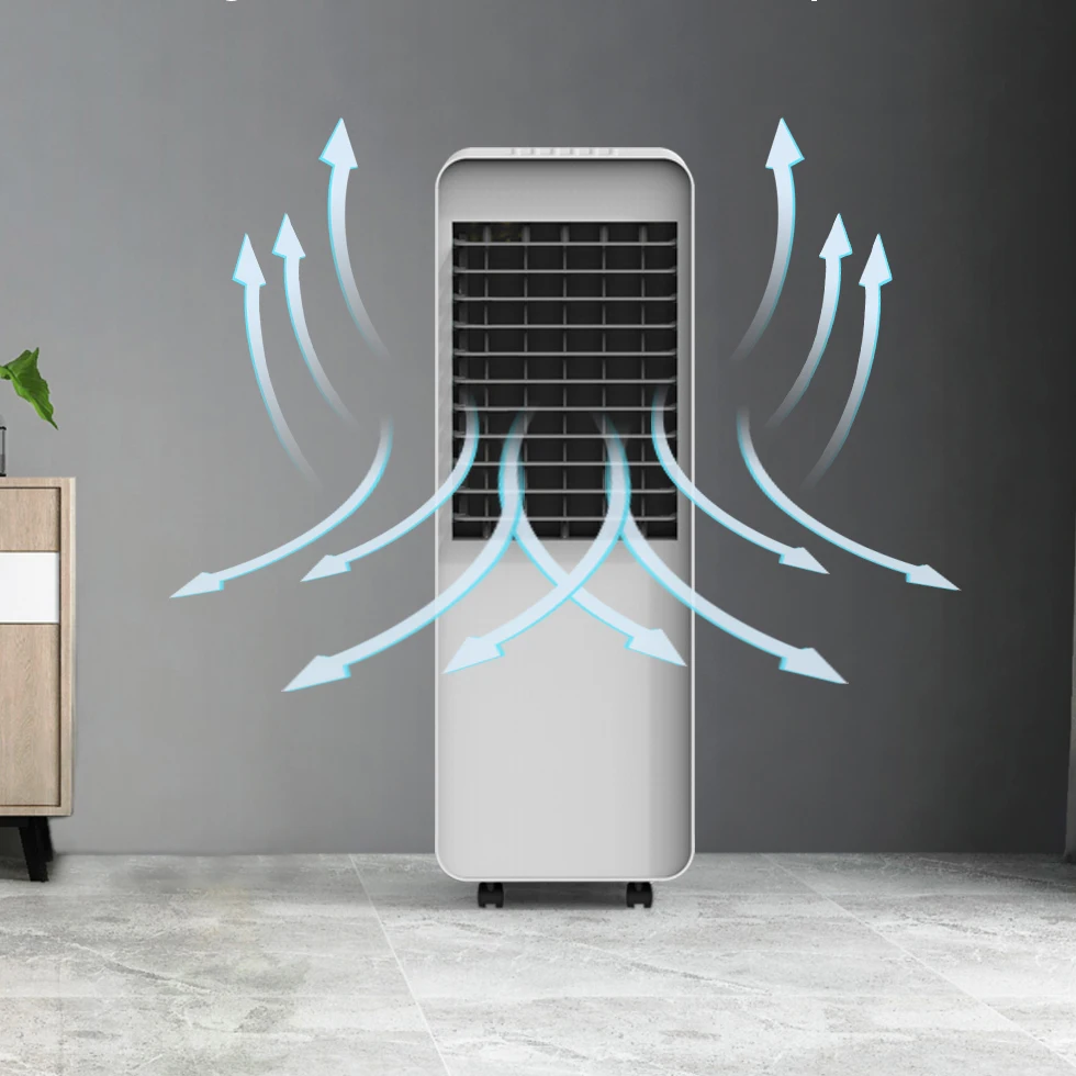 Commercial OEM Portable Air Cooler Water Body Plastic Big Size Air Cooler For Home
