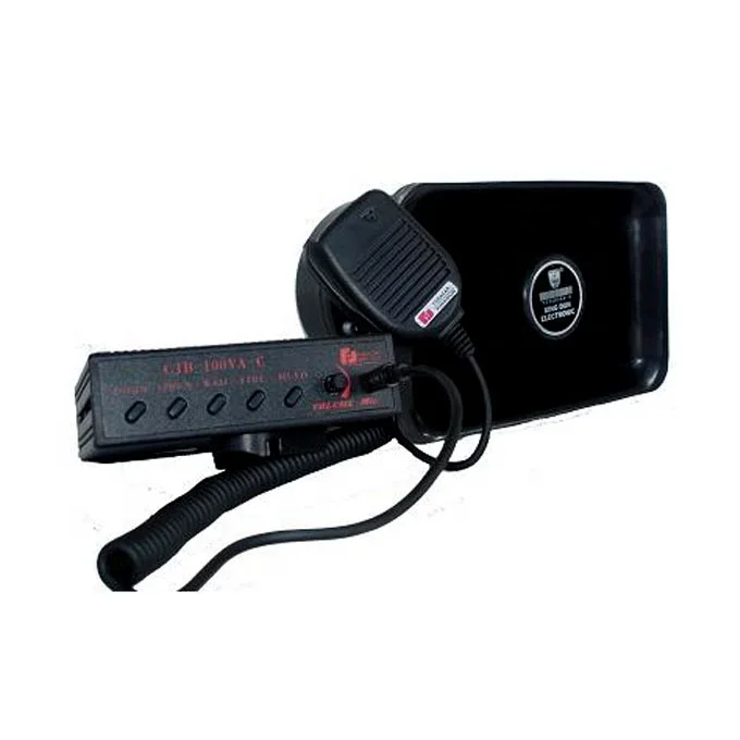 100 watt ambulance siren amplifier horn for car XD-100A