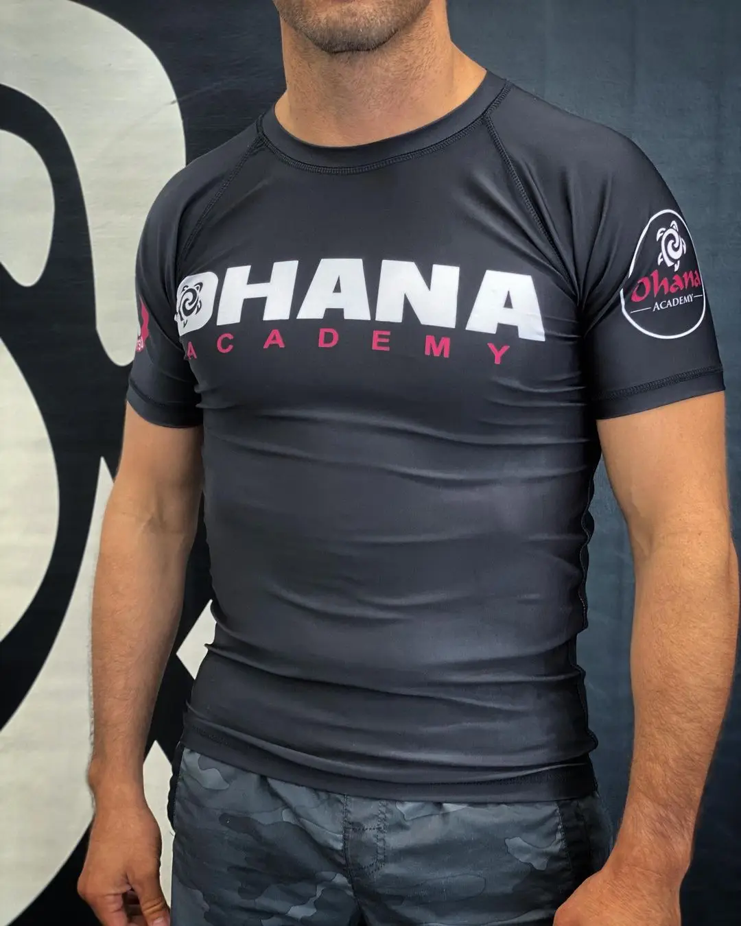 Custom free design long sleeve sport shirt polyester plain bjj fabric rash guard