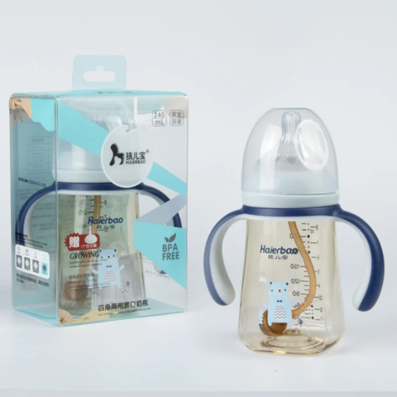 High quality Baby Feeding Bottle BPA Free Anti-flatulence anti-colic Baby Milk Bottle 240/300ml Baby Bottle Set