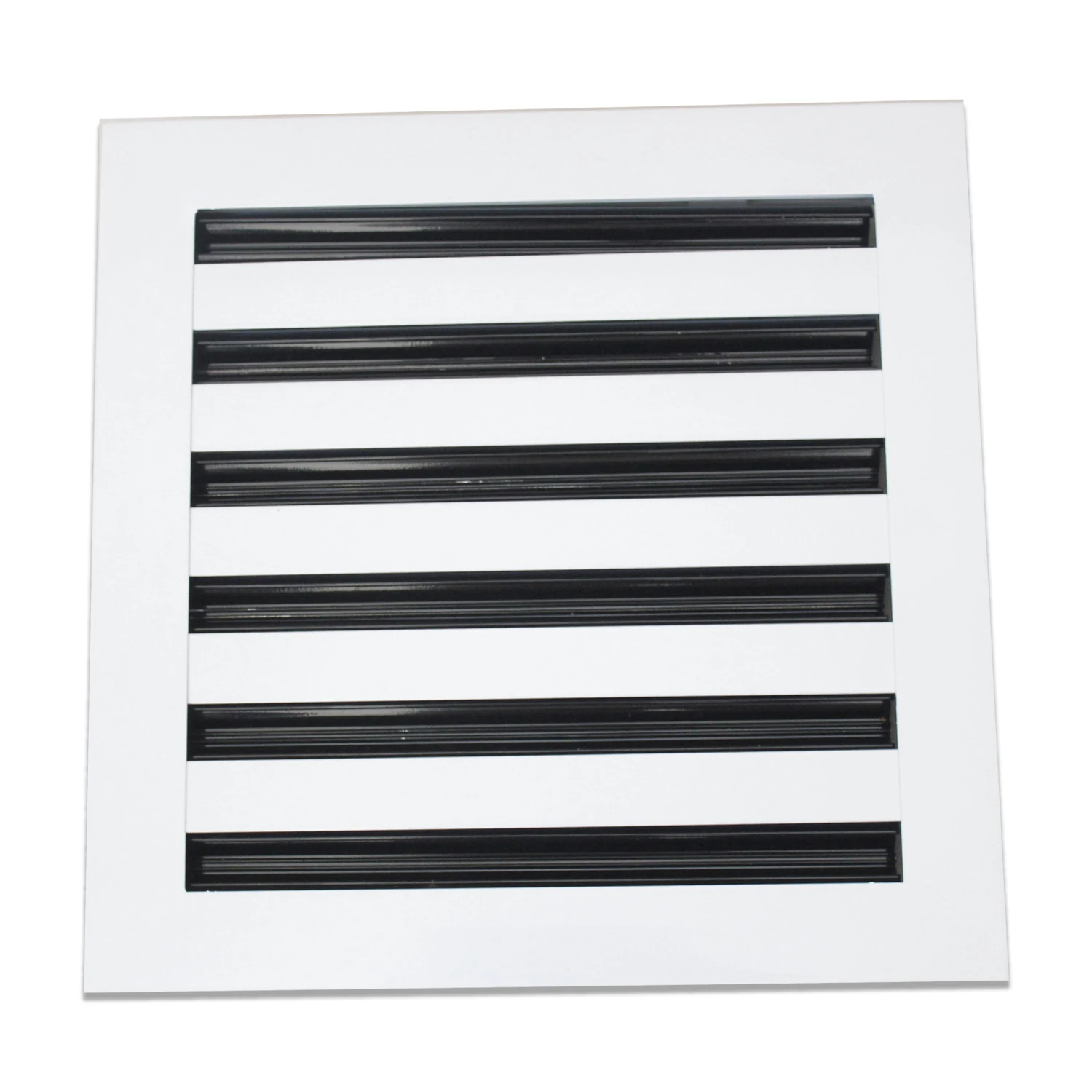 Decorative White 12X12 Modern AC Vent Cover Standard Linear Slot Diffuser Register Grille for Ceiling Walls  Floors
