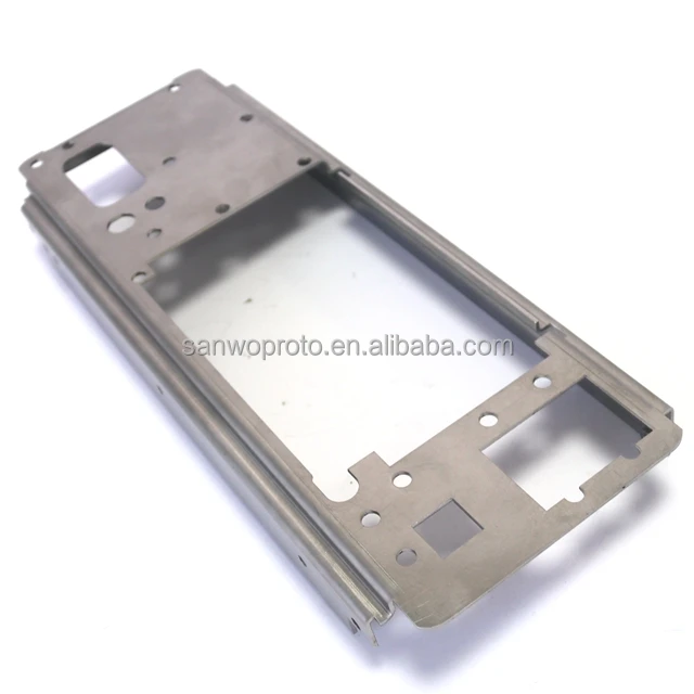 OEM bending stamping box enclosure parts welding service stainless aluminium steel sheet metal fabrication with brass insert