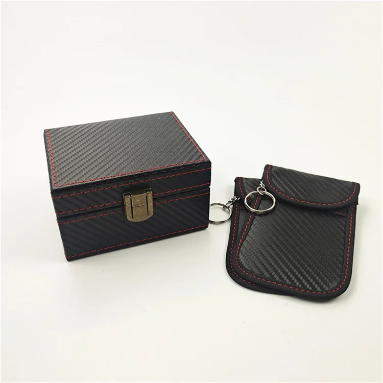 Car Key Fob Signals Blocker Case Faraday Pouch For Car Keys 2 Pack Faraday Bag