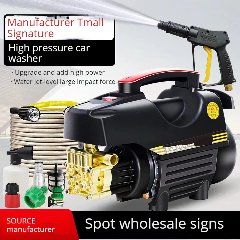 High-pressure Car Washer Machine Portable Cleaner Car Washer Machine for Wash 12mpa Max. Pressure Water Blasting 80 Bar 100bar