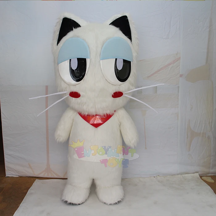 Inflatable Cat Cosplay Mascot Costume For Adult Halloween Christmas Party Carnival Funny Animal Suit