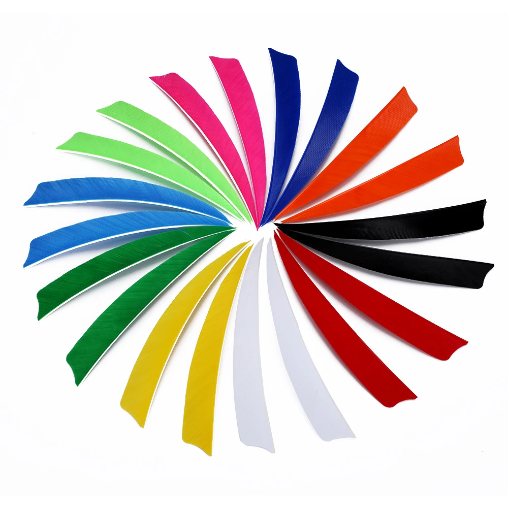 Arrow Feather Vanes Archery Accessories for Carbon Fiberglass Wood Bamboo Shaft Hunting Traditional Longbow Barebow Archery