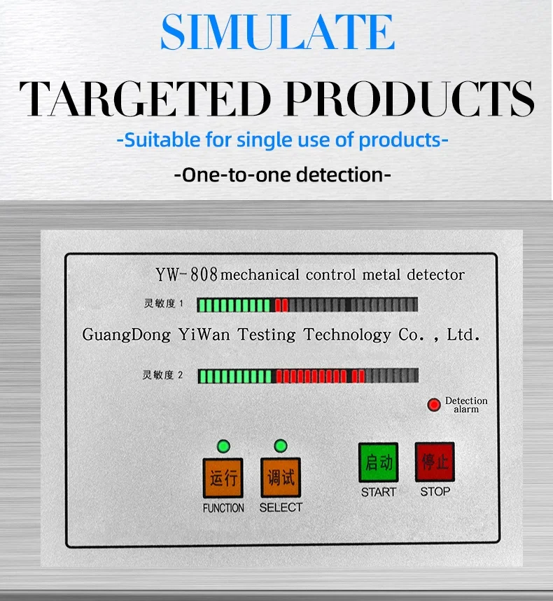 New technology made in China supports customized food metal detectors for food safety