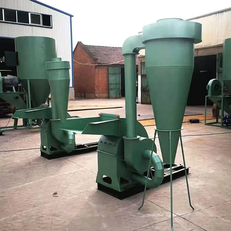 Hot selling hammer feed grinder powerful Sorghum maize straw Cornstalk wheat straw grinder rice husk grinding machine