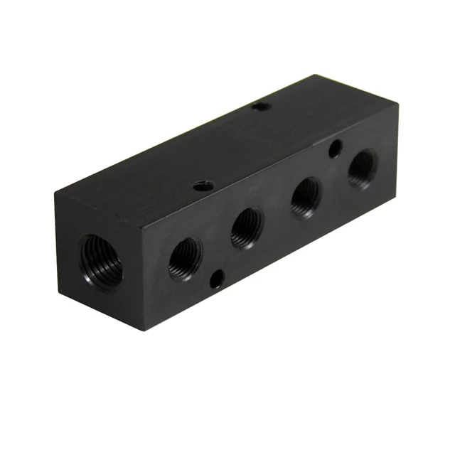 Порт поставки G1/2 G1-Inch выходной порт из нержавеющей стали распределительный блок для воздуха алюминиевый сплав 3 пути 4 6 способов гидравлический коллектор