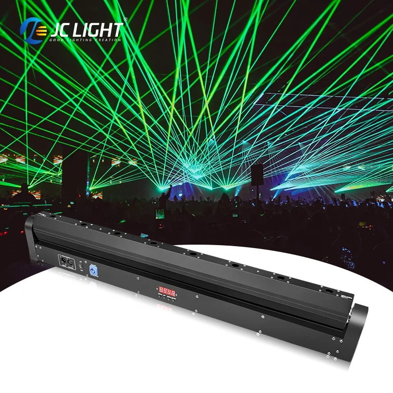 8 Eyes DMX Lazer Red Bar Moving Head Laser Light for DJ Disco Night Club Event Stage