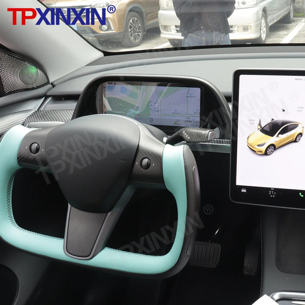 TPXINXIN для Tesla Model 3 новая модернизированная Автомобильная ЖК-панель инструмента цифровой кластер приборная панель