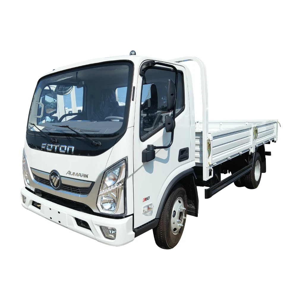 Низкая цена 4x2 4ton 5ton Foton Aumark E бортовой Легкий Грузовой автомобиль для продажи