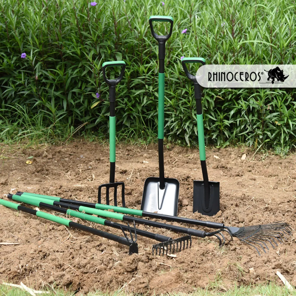 Wholesale Aluminium Handle Garden Digging Tools Steel Shovel Spade For Garden Cultivators