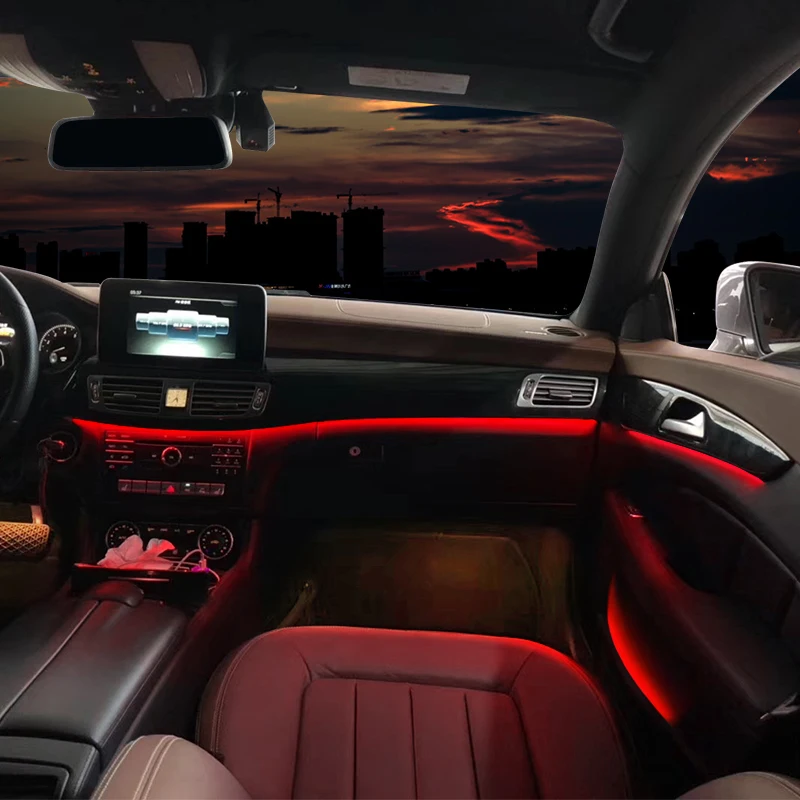 Top Quality Auto Lighting System Car Accessories Interior Decorate Atmosphere Light For Mercedes Benz CLS W218 Kit