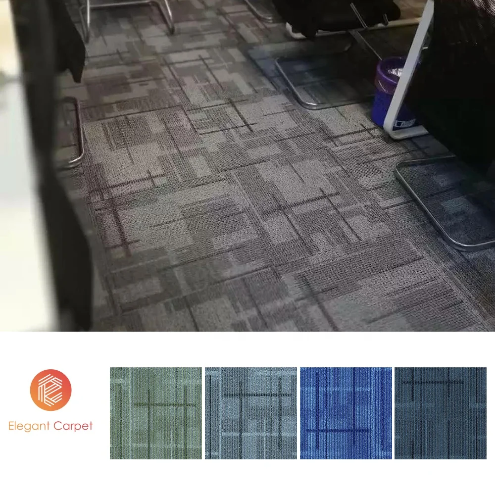 china manufacturer pattern bitumen backed removable heavy polypropylene commercial carpet tile