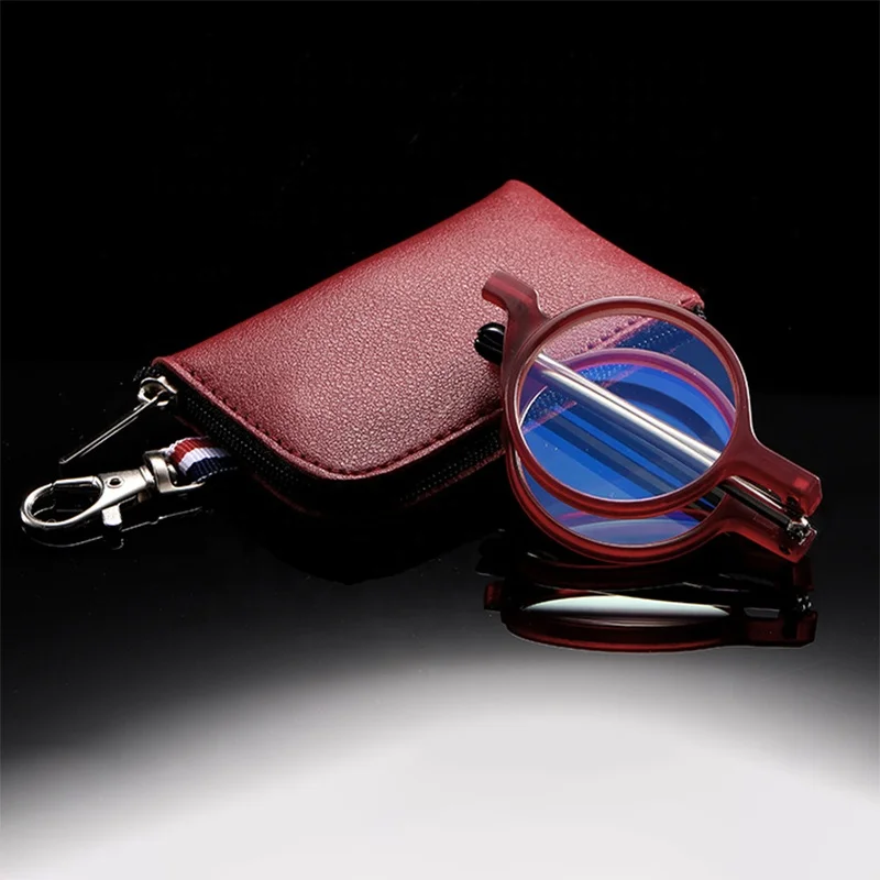 2022 Amazon Hot Selling Anti BlueLlight TR90 Folding Reading Glasses  with Spring Hinge