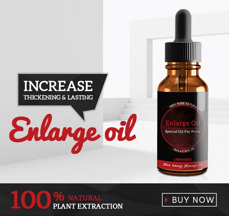 LANTHOME 10ml Pure Natural Herbal Penis Enlargement Massage Essential Oil for Men Sex Products Similar to TITAN Largo Gel
