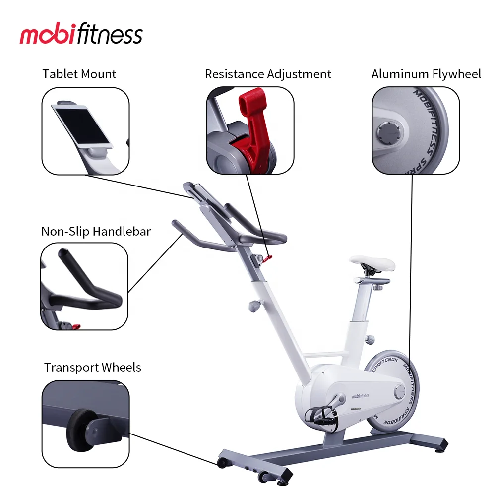  Mobifitness умный стационарный велосипед фитнес для домашнего использования вращающийся