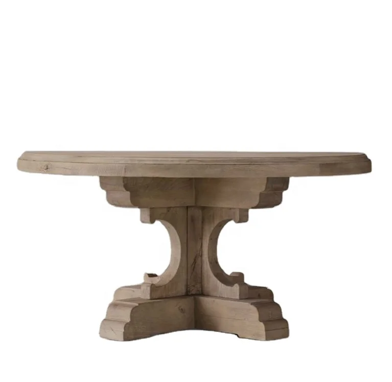 french solid wood latest expandable  dining table designs