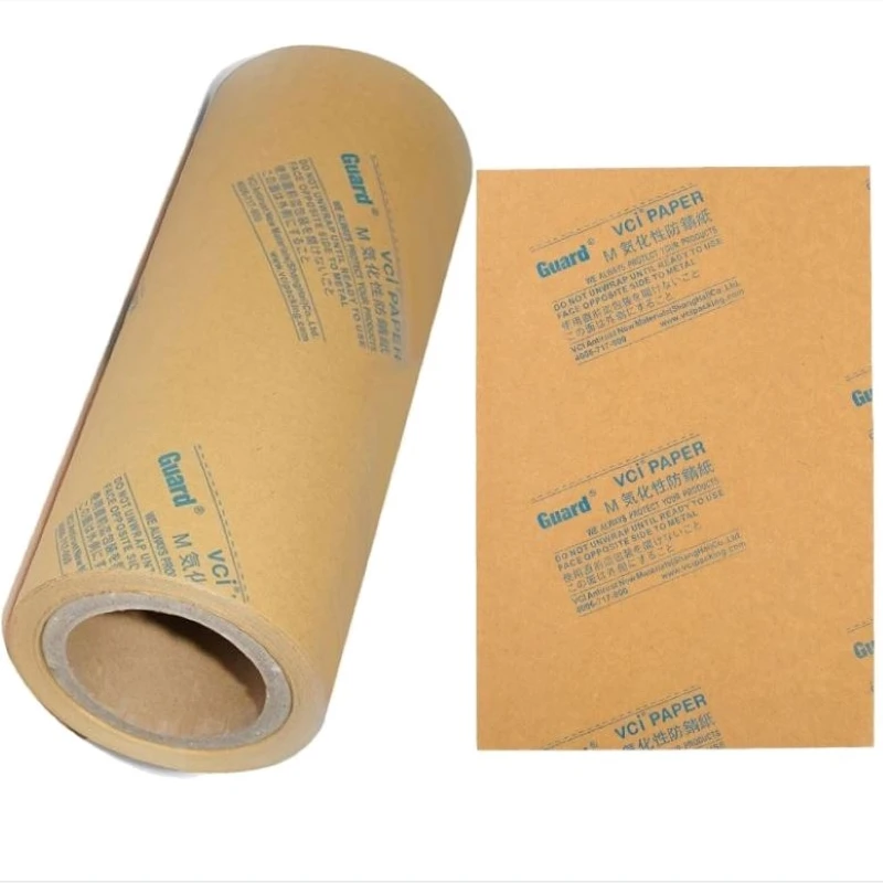 vci packaging for autoparts metal products machinery parts packaging backing lining interleaving anti rust vci paper