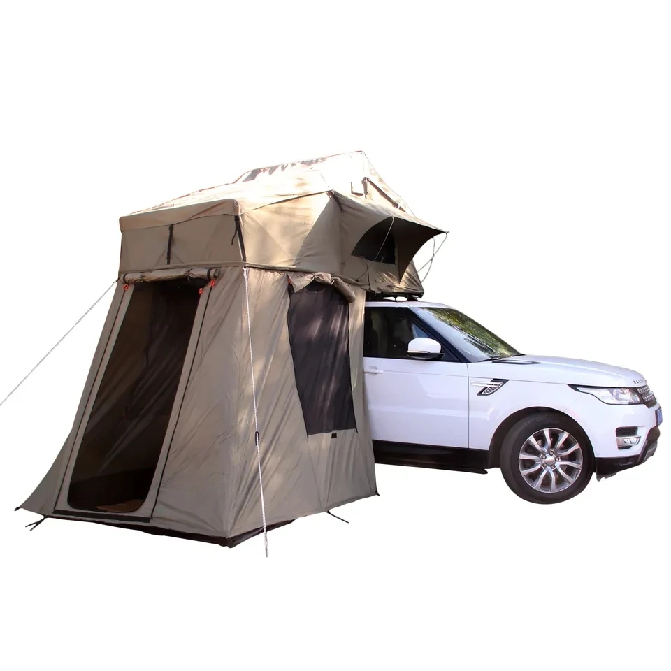 Car roof tent self-drive two-person car side tent with rear enclosure soft top car tent no pitch speed open outdoor camping