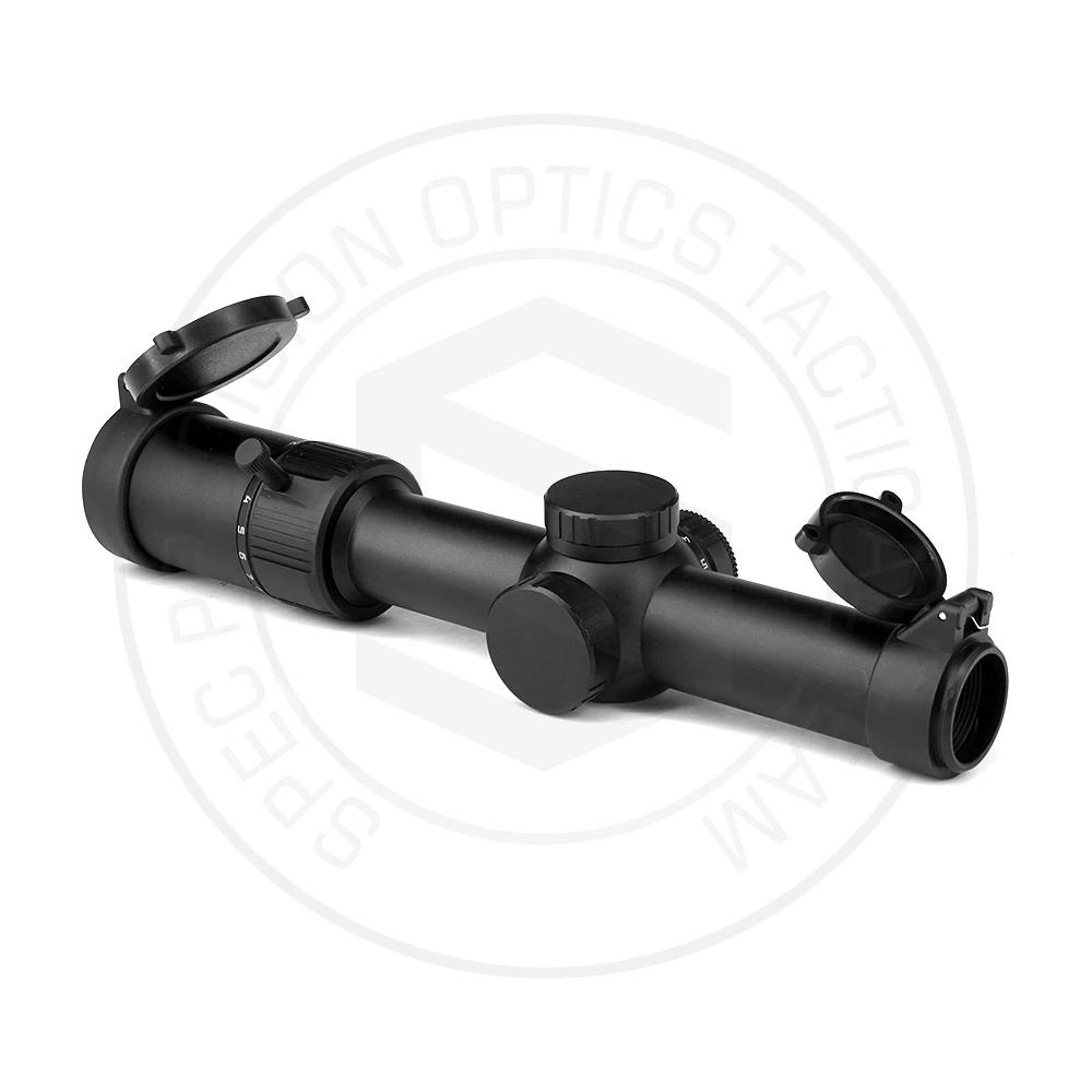 SPECPRECISION Fiber Optics Sight Scope 1-8X SFP LPVO Optic Scope Red Illuminator Reticle