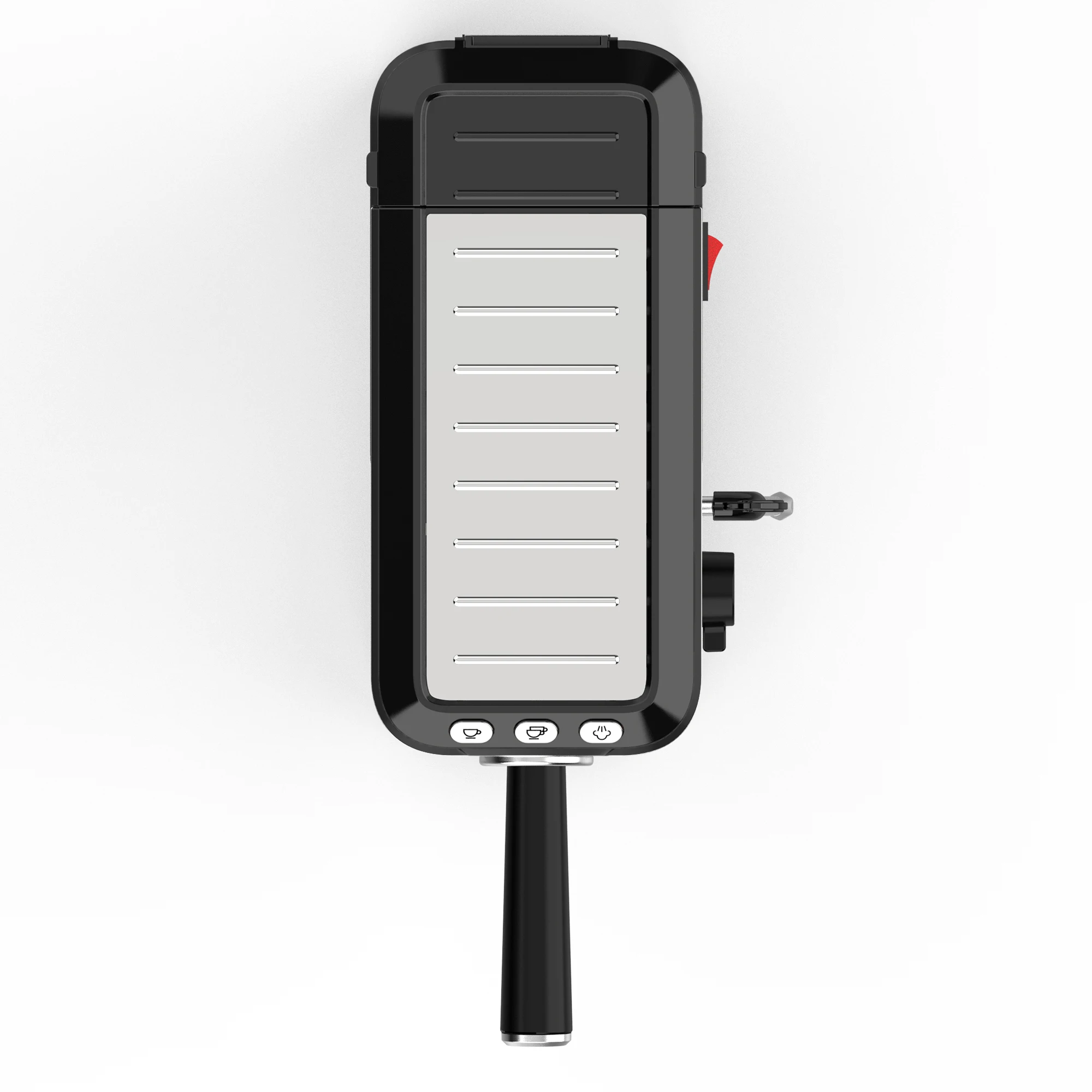 2023 Hot sale Espresso Coffee Maker Easy Control 20bars Pressure Gauge Stainless Steel Body Italian Espresso Coffee Machine