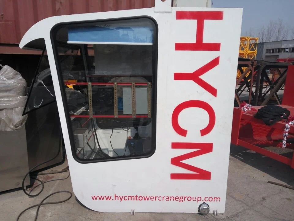 Used 10tons luffing tower crane with 50m boom