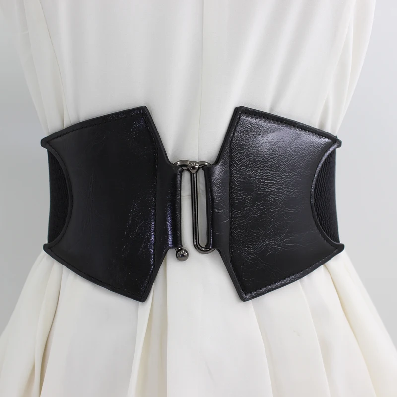 Plus size 65CM/75CM/85CM New Design Vintage Women Waistband Elastic Ladies Fashion Buckle Elastic Dress Wide Belt