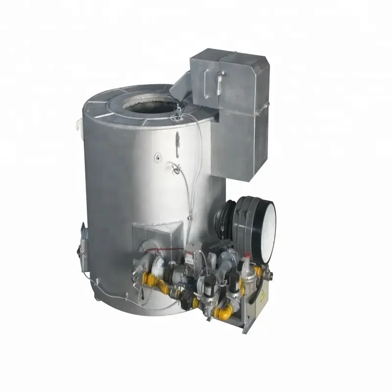 Wondery Fixed/Titing 100-1500KG Gas LPG Fired Crucible Type Copper Melting Furnace