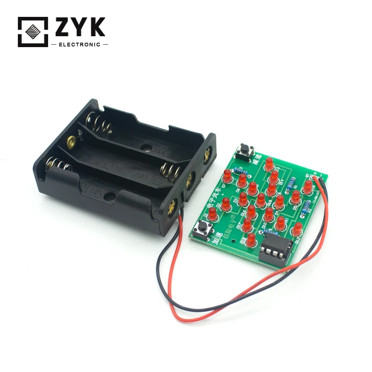 DC 5V DIY Electronic Windmill Training Circuit Experiment Kit Speed Adjustable Design DIY Craft Kit