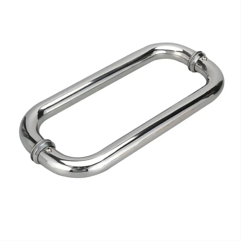 CR L stainless steel tempered glass door lock set with handle security entry office glass door lock with keys for 8-12mm