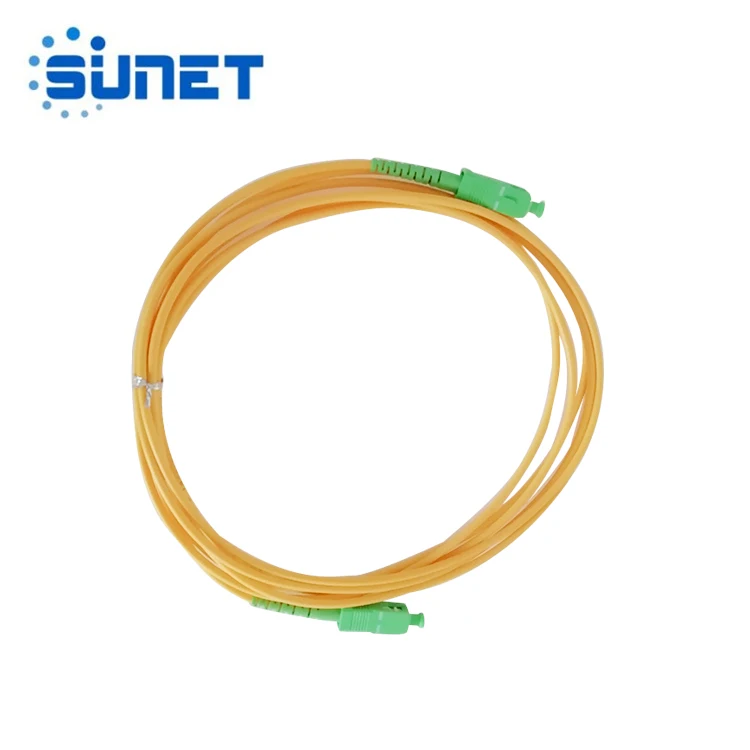 FTTH   Single Mode Simplex SC/ APC 9/125 2M 3M fiber optic patchcord