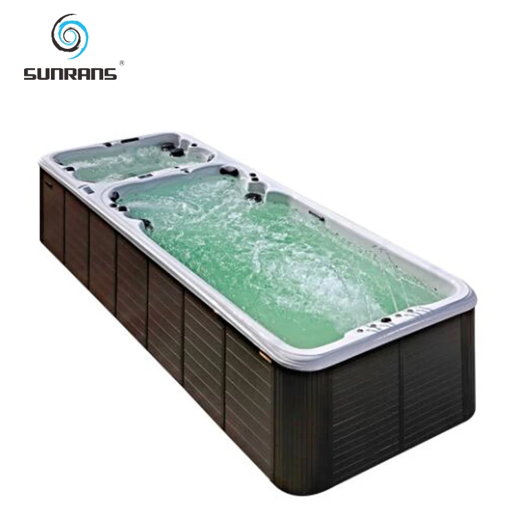 Sunrans 6 метров Оптовая Продажа 10 человек Бальбоа спорт плавательный спа Большой надземный бесконечный бассейн открытый