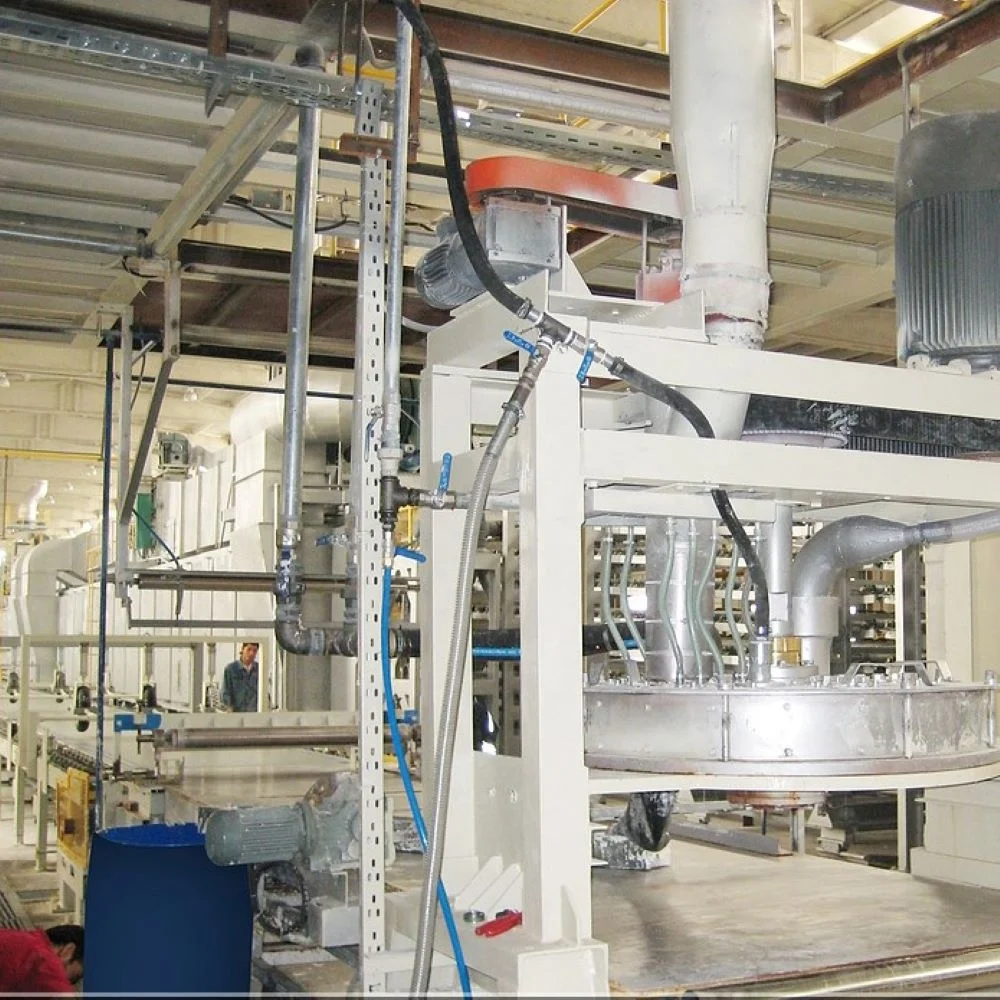 China machinery manufacture precast concrete slab gypsum board making machine