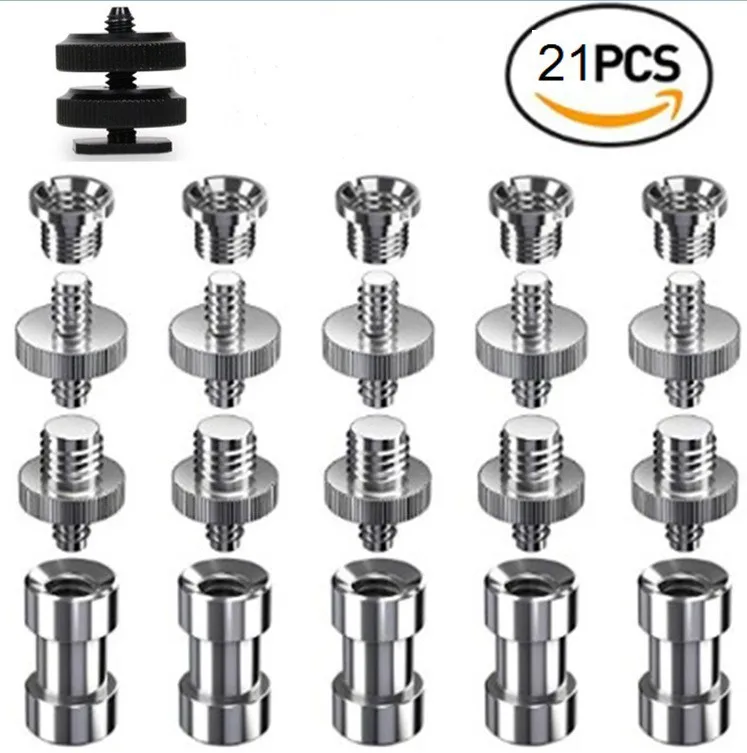Camera Screw Set Combination Camera 1/4 Hot Shoe 3/8 Conversion Screw Tripod Photographer Common Screw Set