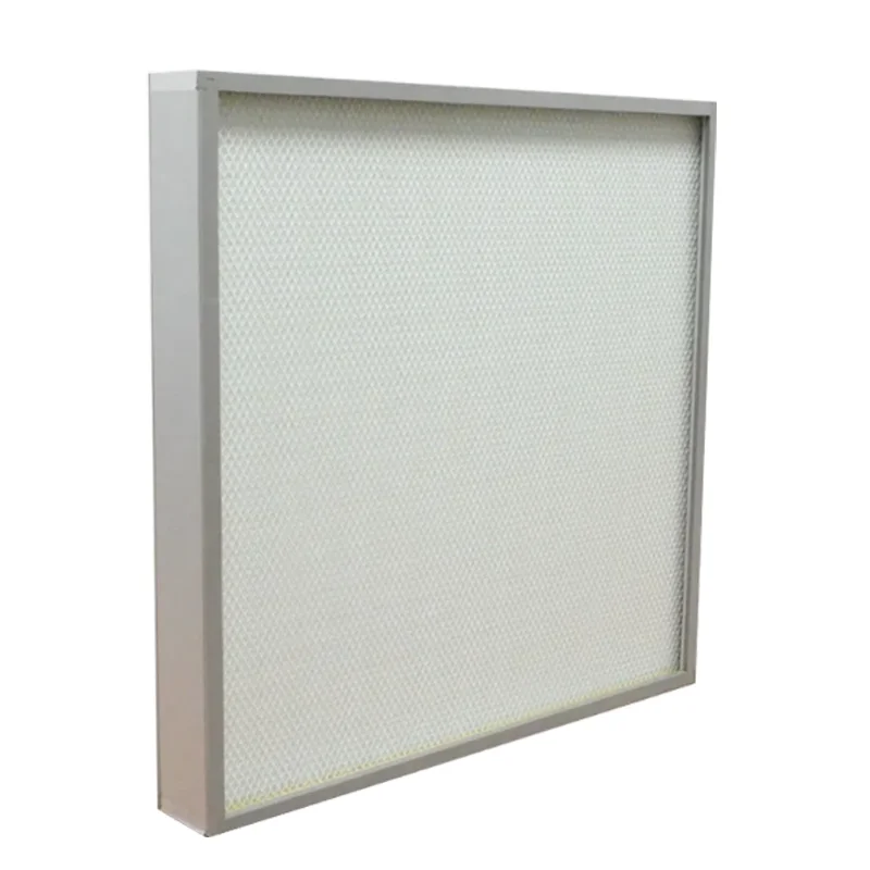 Cleanroom Fan Filter Unit FFU Mini-Pleat En1822 H14  H13 housing  HEPA Filter HVAC Air Purification Ventilated System
