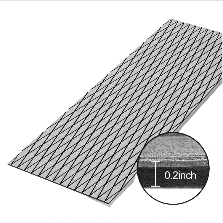 Woowave NEW Design Boat Flooring EVA Foam Decking Floor Mat for Yacht Sea 5mm Deck Textured Sheet