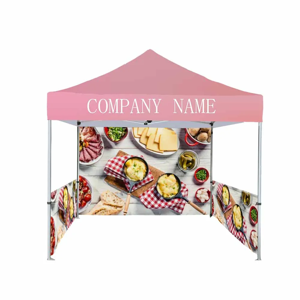 cheap custom printed Aluminum Frame Outdoor Restaurant Tent for Coffee Shop