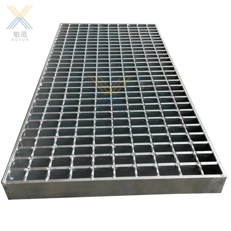 welding hot dip galvanized iron floor grid bar grating welded grate chemical plant steel grating Platforms