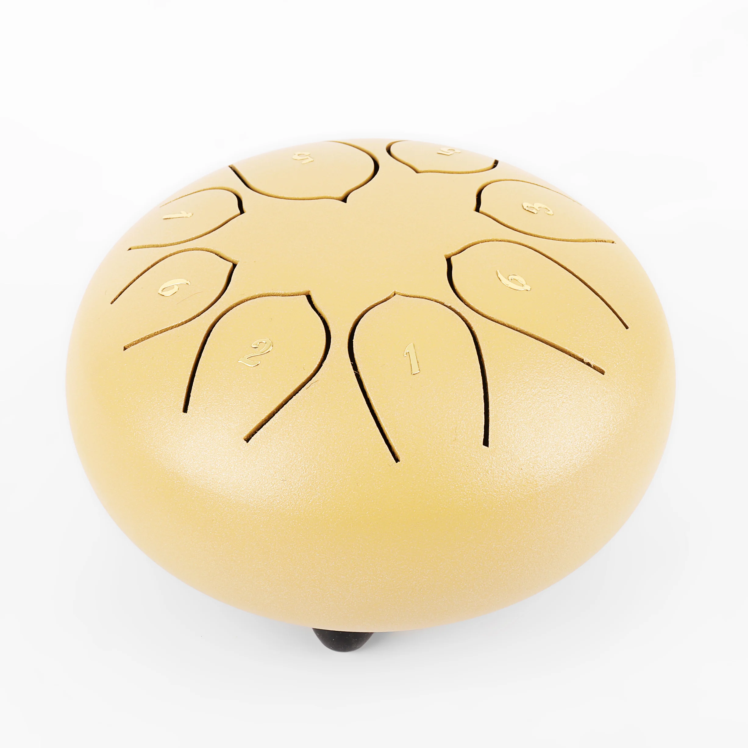 SUXINRU GOLD 8inches 8tones  percussion-instrument hand pan for YOGA  steel tongue drum