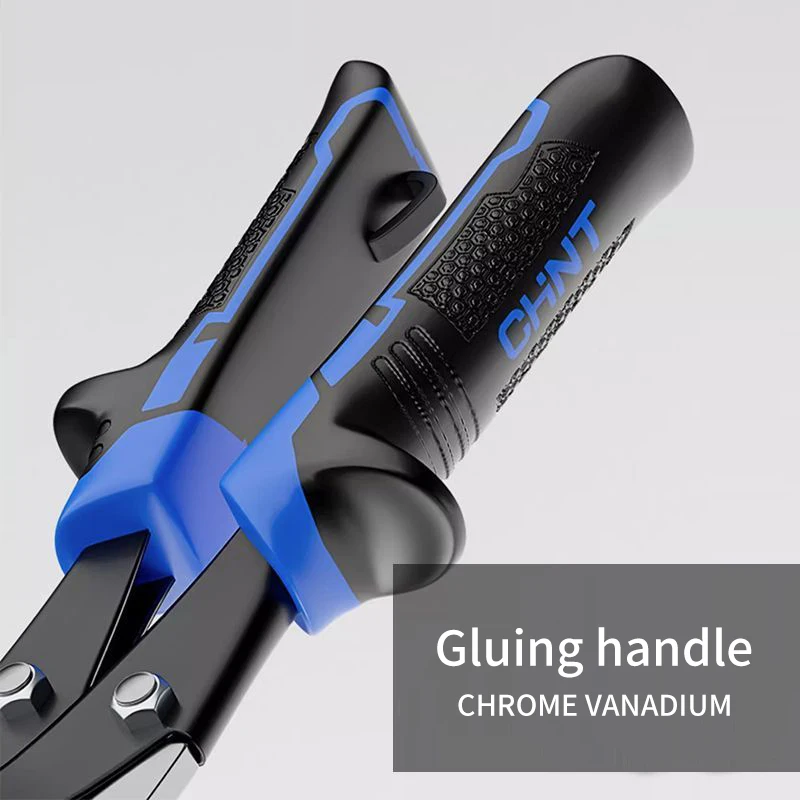 Industrial-grade strong electrician shears special aluminum gusset metal scissors for aluminum gusset plate strong slot shears.