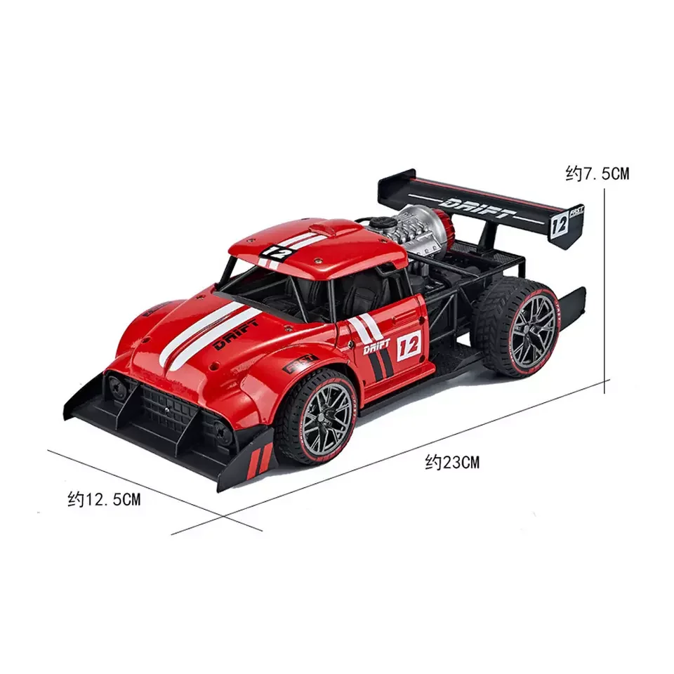 Kouyikou  juguetes para los ninos 2022 2.4G alloy high speed radio remote control car with lighting for children