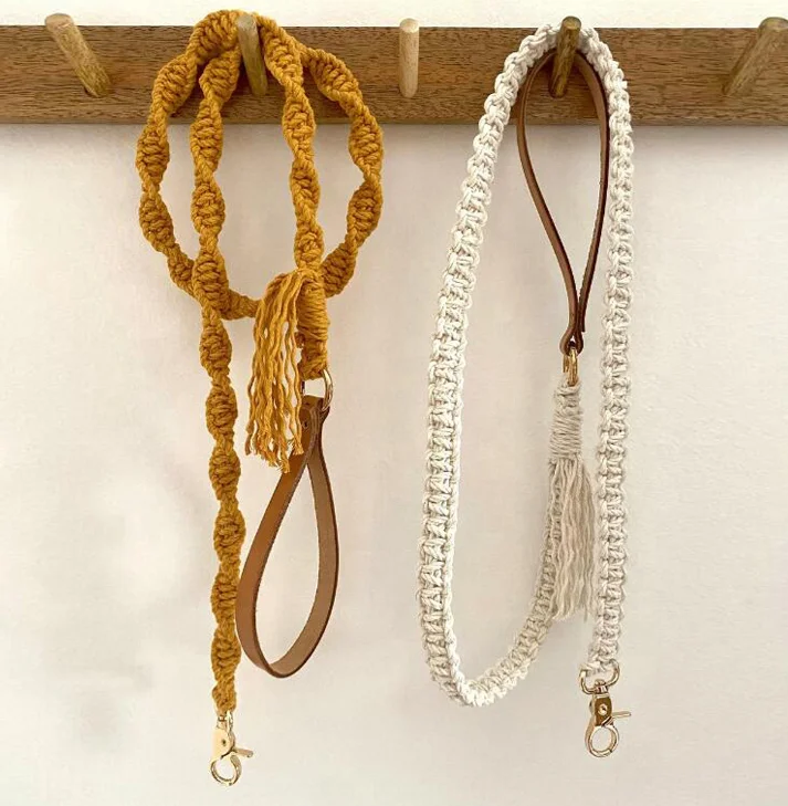 Новый высококачественный кожаный поводок для собак