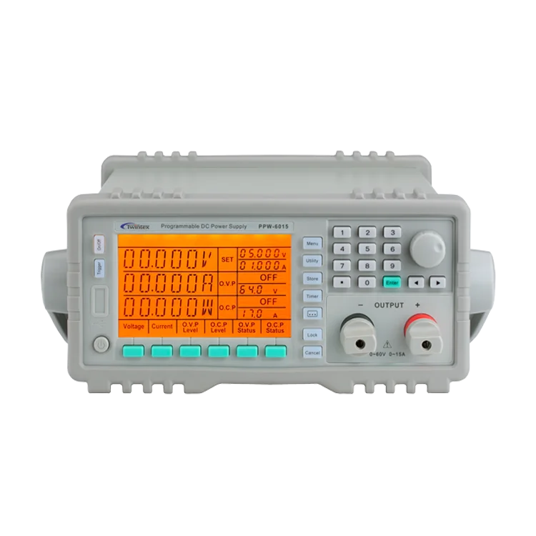 Twintex PPW-1560 RS232 15V 60A 900W Lab DC Programmable Power Supply Switching with Adjustable Current and Voltage 0-15V 60 amp