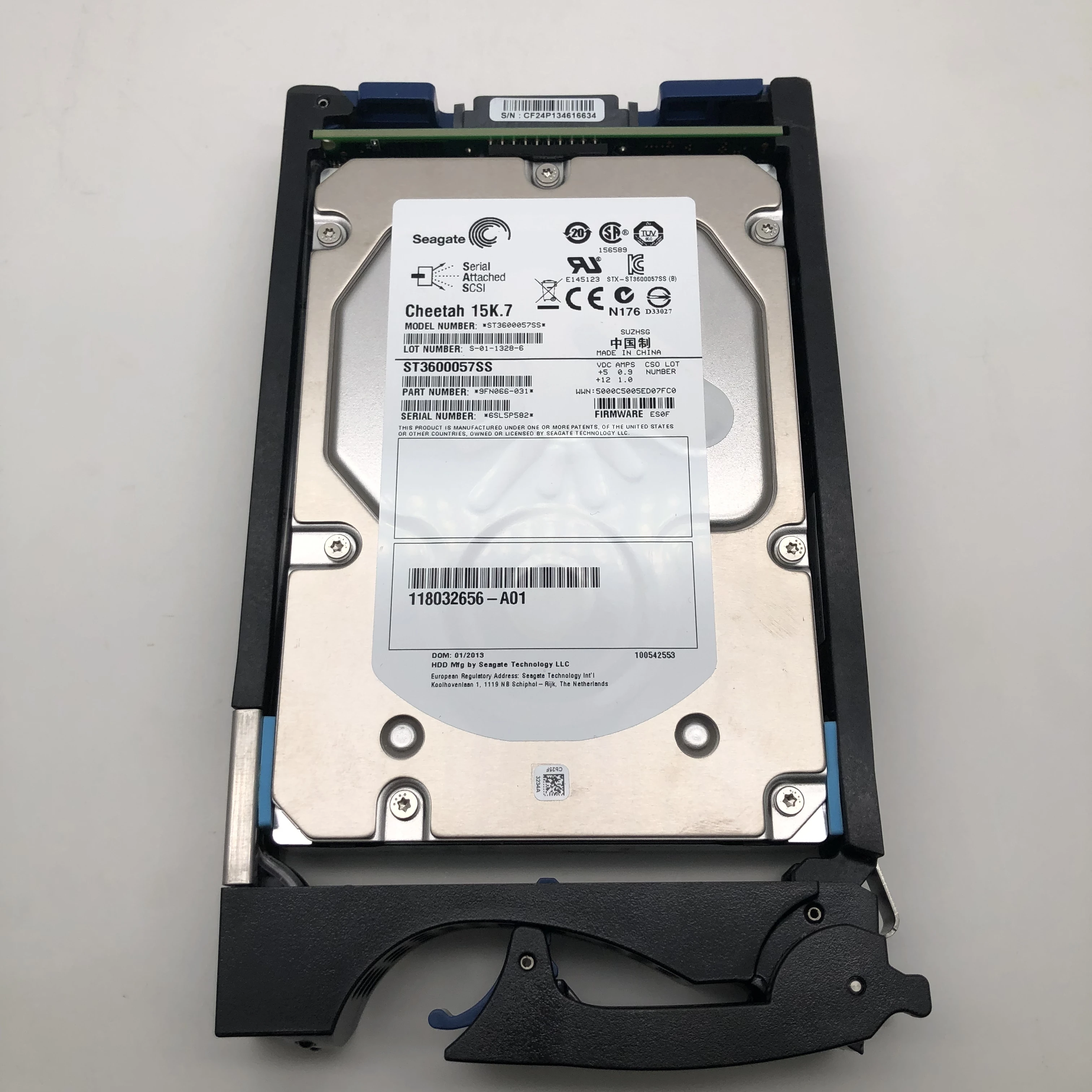 Brand EMC  V3-VS15-300 300G 6Gb 3.5 SAS 15K HDD 005052932 VNX5300 VNX5100 N3-VS15-300