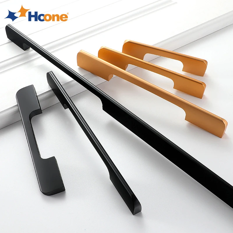 Hoone Bedroom Cupboard Dresser Drawer Door Pull Handle Knobs Metal Kitchen Furniture Wardrobe Cabinet Handle